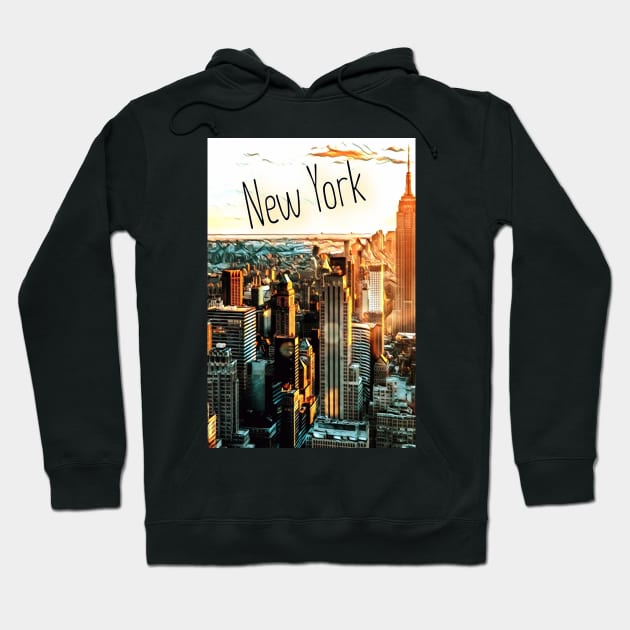 New York city Hoodie by d1a2n3i4l5